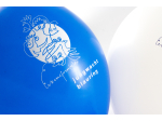 Jubla Ballon Blau/Weiss (100 Stück)